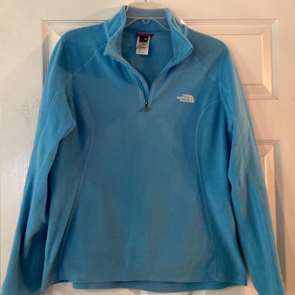 North Face fleece half zip pullover